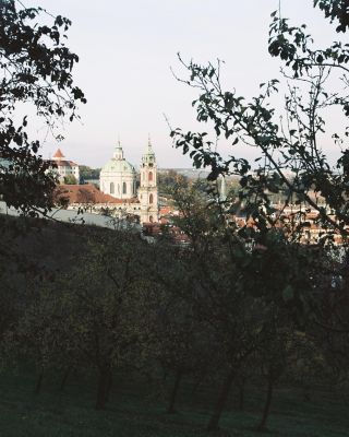 Praha v podzimním závoji mlhy, slunce, deště je i tak překrásná. . . #pozdravzlesa #praha #prague #analogovafotka #analog...